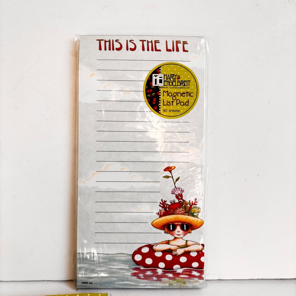 Mary Engelbreit Stationery Lot Note Cards Magnetic Notepad Sticky Notes Magnet - Picture 4 of 8